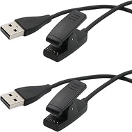 CBUS (2-Pack) Charger Compatible with Garmin Forerunner 35 35J 30 235 230, 645 Music 630 735XT, Lily
