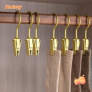 UMISTY 1pcs Multifunctional Hook Clip, Non-slip Aluminum Alloy Storage Clip, Quality Seamless Metal With Hook Clothes Pegs Skirt