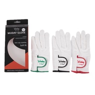 Men's Left Hand 3 PU Lambskin Wear-Resistant Affordable Golf Gloves M L XL