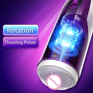 ❖Adult-Toys Pussy Sex-Machine Telescopic Masturbator Vagina Rotation Leten Male Cup Piston