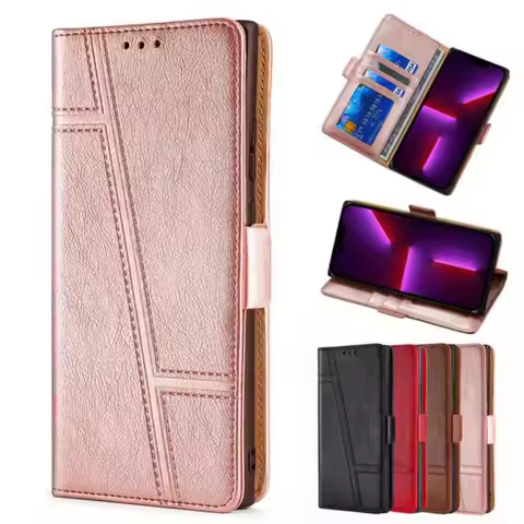 Luxury PU Leather Wallet Case For OPPO Find XT X2 X3 X5 X6 X7 Ultra Neo Lite K1 K3 K7 K7X K9S K9X K1