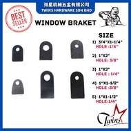 Window Braket  (10pcs) Tingkap Besi 窗口马仔 MAGGA TINGKAP 3/4"x1-1/4" 1"X2" 1"X1-1/2" TRIANGLE BRAKET