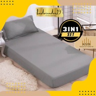 [HOT SELLING]CADAR HOTEL 100% COTTON 3 IN 1 SUPER SINGLE FITTED BEDSHEET READY STOCK
