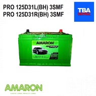 AMARON PRO CAR BATTERY 125D31L/3SMF  QR- 1116716 OR 125D31R/3SMF  QR- 67019