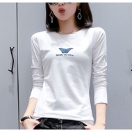A6 - Size M - 2XL Female Long Sleeved T-shirt ~ Baju Tshirt Lengan Panjang Perempuan Murah Korean Viral