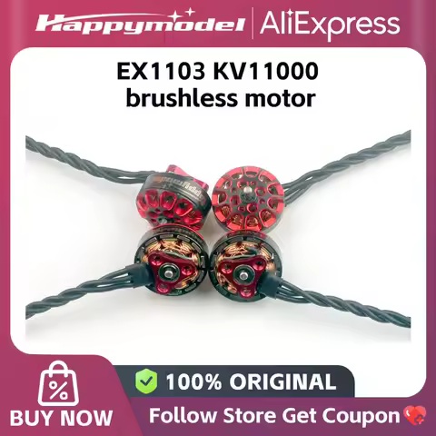 HappyModel EX1103 KV11000 1-2S Brushless Motor Replacement for Bassline 2S Micro Mobula 8 90mm FPV D