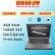 LMBH 【Fast delivery】 [ThinkPad T440] Second-hand laptop Intel Core i5 dual-core 4300U 14-inch window