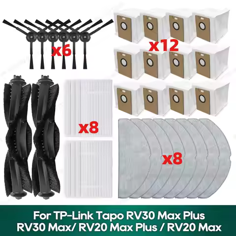 Compatible for TP-Link Tapo RV30 Max Plus/ RV30 Max/ RV20 Max Plus / RV20 Max Accessories Hepa Filte