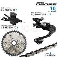 ☑☑☑SHIMANO DEORE M6000 10 Speed Groupset with Shifter SL-M6000-R Rear Derailleur RD-M6000 Cassette S