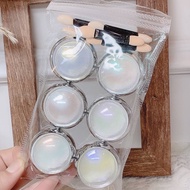 6 jars of pearl mirror clay