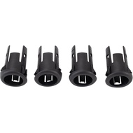 TRQ Rear Parking Assist Sensor Bezel Set Black Compatible with 2008-2015 Ford F-250 Super Duty F-350