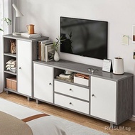 TV Cabinet Small Apartment Modern Simple TV Stand High TV Bench for Bedroom Combination Wall Cabinet Storage Cabinet Floor Cabinet