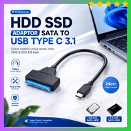 SATA to USB Type-C 3.1 24cm Converter Cable for External HDD SSD 2.1 Inch Yiwa YW-4072