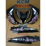 COVER SET YAMAHA LC135 V1 V2 V3 V4/V5 V6/V7 CUSTOM ANIME SIAP PASANG STICKER