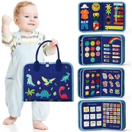 Educational Toys Busy Board Dressing Skill Sensory Board Busy Bag Children's Montessori Toys