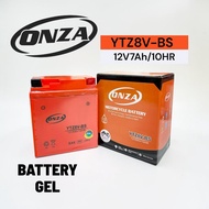 ONZA YTZ8V-BS 12V7Ah Gel Motorcycle Battery