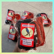 Black bird net 3 meters wide ± 20 meters long ~ Ready to use 1 1/ 4 inches