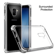 for Samsung Galaxy J4 J6 A6 A8  Plus J8 A7 2018 Case Shockproof Clear Back Cover