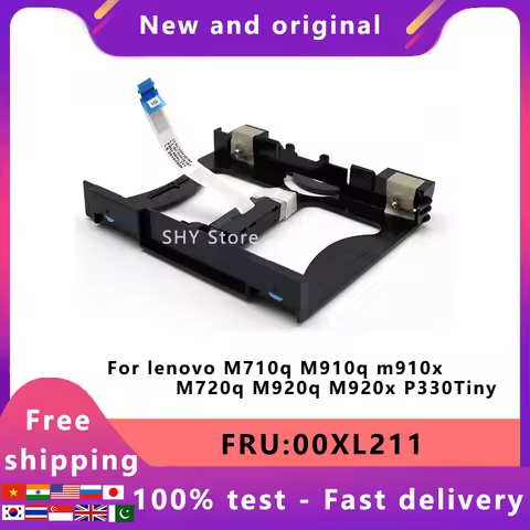 New SATA HDD Enclosure Bracket dan Kabel untuk Lenovo ThinkCentre M710q M910q M910x M920q M920x P330