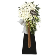 [Hazel.com.sg] Condolence Wreath | Condolence Stand - Solace (SAR49)