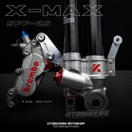 SFF 25 disc 300 mm Axial 4P 1PIN 4 piston XMAX 250 With USD KTC KYTA SFF 25