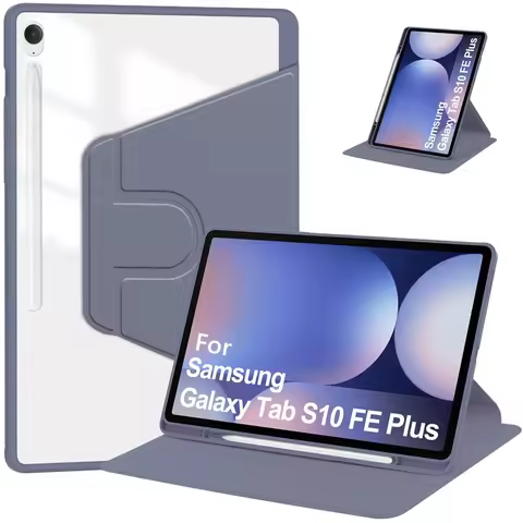 360° Rotation for Samsung Galaxy Tab S10 FE Plus Case with Pen Holder Funda for Galaxy Tab S10 FE+ S