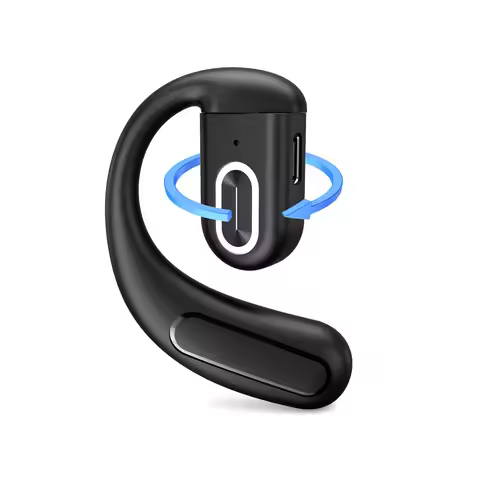 Mono Single Ear Earphone for Left and Right Z70 Wireless Sport Clip Earbud Bluetooth 5.4 for Phone C
