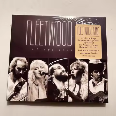 Blues Rock Fleetwood Mac John McVie Music CD Mirage Tour 82 (Live) Album 2pcs Music Record Cosplay W
