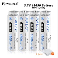 PALO 1pcs 18650 Battery NCR18650B 100% Original 3.7v 1500mah Li-ion Rechargeable Battery 18650 for Torch Fan