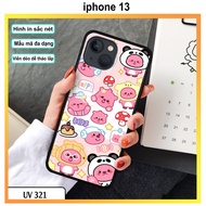 Phone Case - Strawberry Bear printed case for iphone 13, iphone 13 Mini