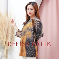 Luar Biasa Refisa Batik 1 - Atasan Blouse Batik Wanita Lengan Panjang