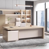 Executive Desk Chair Office Desk Office Desk Large Desk Manager Light Luxury Feel President Desk Bos