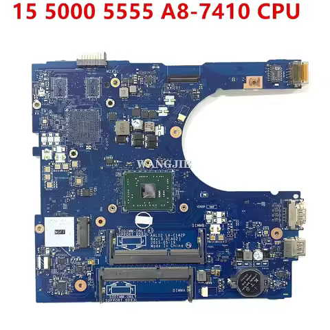 LA-C142P For Dell Inspiron 15 5000 5555 Laptop Motherboard 1N0C6 01N0C6 CN-01N0C6 AAL12 W/ FOR A6-73