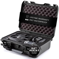 Nanuk 925 DJI™ Avata 2 Fly More Combo - Waterproof Hard Case with Drone Foam Insert, Crushproof, Por