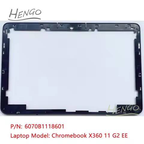 6070B1118601 Black Original New For HP Chromebook X360 11 G2 EE Front Cover LCD Bezel Cover Frame B 