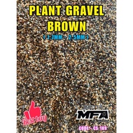 PLANT GRAVEL ( BROWN ) - BATU HALUS  , AQUARIUM SAND , PLANT SAND , DECORATION , AQUASCAPE , GARDEN SAND