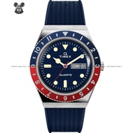 TIMEX TW2V32100 Men's Analog Watch Q Timex 38mm Quartz Day Date Diver Inspired Synthetic Rubber Stra