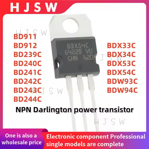 20PCS 100% New Quality BD911 BD912 BD239C BD240C BD241C BD242C BD243C BD244C BDX33C BDX34C BDX53C BD