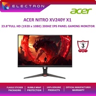 Acer Nitro XV240Y X1 23.8" FHD IPS 200Hz Gaming Monitor ( Speaker, HDMI, DP, 3 Yrs Warranty )