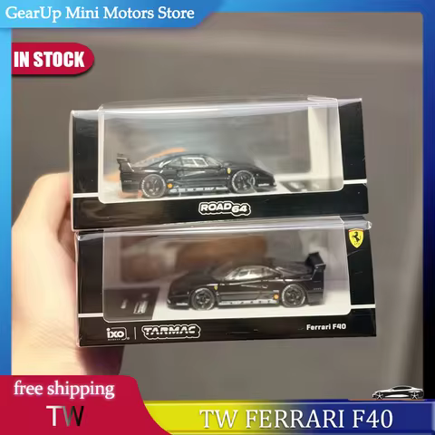New In Stock Tarmac Works Tw 1:64 Ferrari F40 Special Edition Road64 Alloy Miniature Diecast Model C