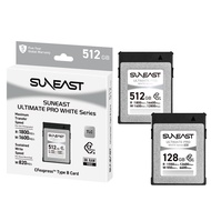 Suneast CFexpress Memory Card 512GB - 128GB Type B Card White Series Ultimate PRO CF Express