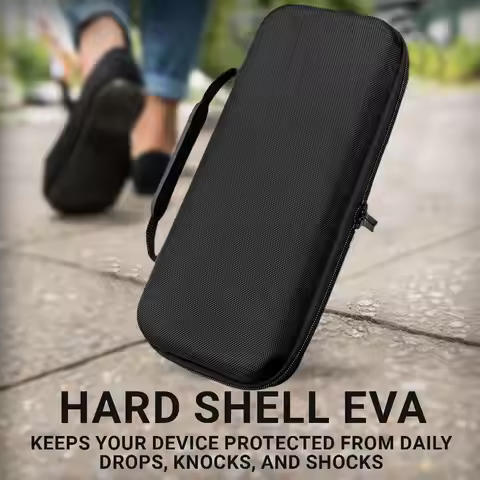For D9 Game Controller Storage Bag Zipper Housing Shell EVA Shockproof Carrying Case Protective Cove