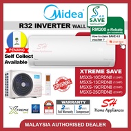 Midea R32 Inverter Air-conditioner Xtreme Save MSXS AIRCOND 1.0HP 1.5HP 2.0HP 2.5HP