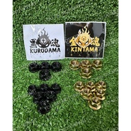 RK TAKASAGO JAPAN KINTAMA KURODAMA ED GOLD BLACK PREMIUM NUT SPROCKET M8 M10 YAMAHA HONDA SPROCKET N