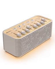 EZVALO White Noise Sleep Sound Machine, 255+ Mixer Options with Portable Speaker, Night Light, Sleep