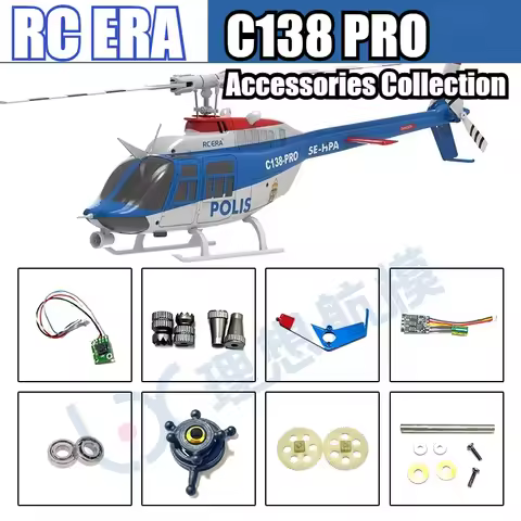 RC ERA C138 PRO Bell Helicopter RC Simulation Helicopter Original Factory Spare Parts Complete Main 