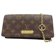 棕色 原花 PVC塗層帆布 鍊帶 肩背包【LOUIS VUITTON LV 路易威登】 M82509