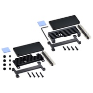 Raspberry Pi Zero 2 W Aluminum Case + Pin Header Screwdriver Passive Cooling Enclouse for Raspberry 