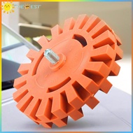 4inch Decal Remover Eraser Wheel Remove Car Decals Vinyl & Stickers Rubber Power Drill Attachment Ru