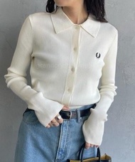 Fred Perry Logo刺繡翻領針織毛衣 外國預訂 3色選